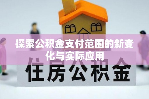 西夏探索公积金支付范围的新变化与实际应用