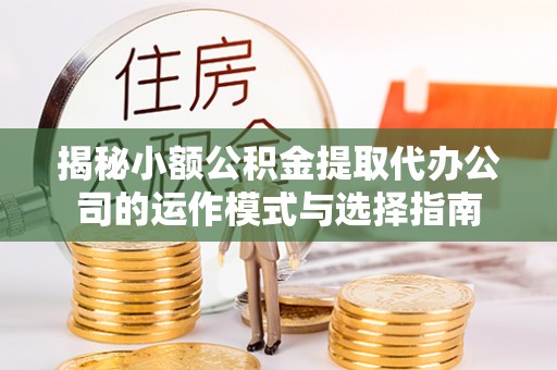 西夏揭秘小额公积金提取代办公司的运作模式与选择指南
