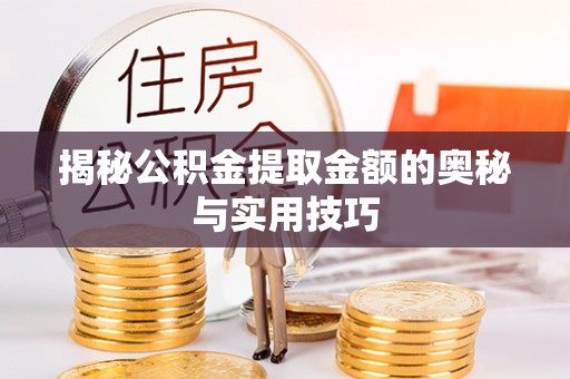 西夏揭秘公积金提取金额的奥秘与实用技巧