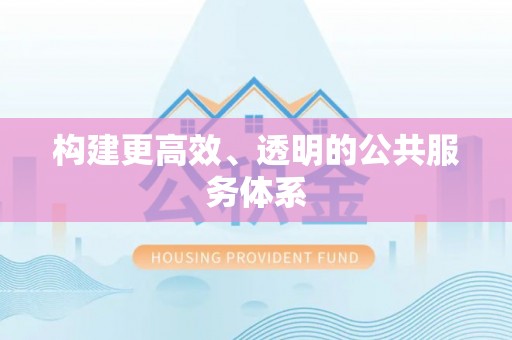 西夏构建更高效、透明的公共服务体系