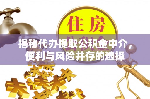 西夏揭秘代办提取公积金中介，便利与风险并存的选择