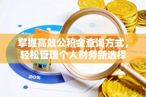 西夏掌握高效公积金查询方式，轻松管理个人财务新选择