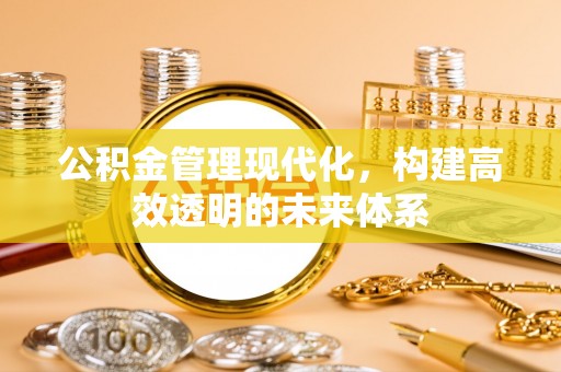 西夏公积金管理现代化，构建高效透明的未来体系