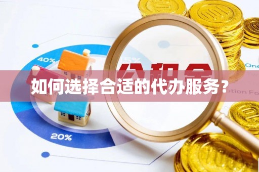 西夏如何选择合适的代办服务？