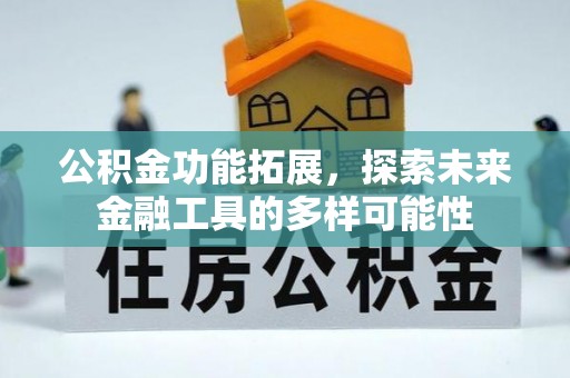 西夏公积金功能拓展，探索未来金融工具的多样可能性