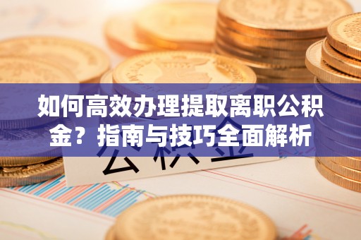 西夏如何高效办理提取离职公积金？指南与技巧全面解析