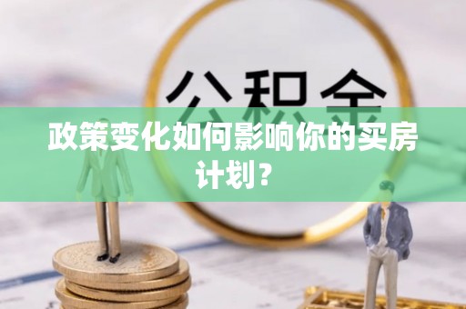 西夏政策变化如何影响你的买房计划？