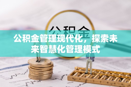 西夏公积金管理现代化，探索未来智慧化管理模式