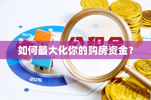 西夏如何最大化你的购房资金？