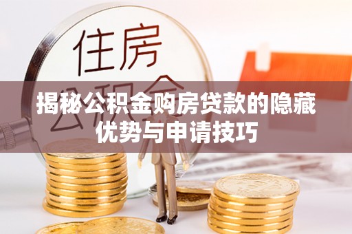 西夏揭秘公积金购房贷款的隐藏优势与申请技巧
