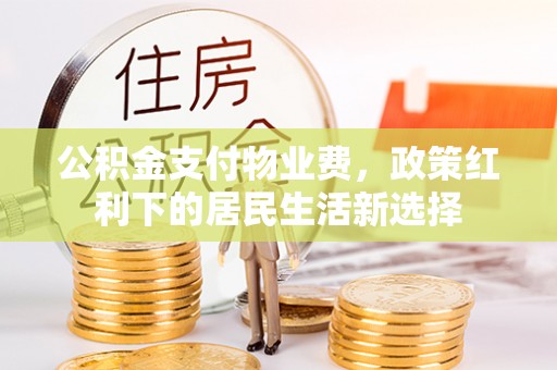 西夏公积金支付物业费，政策红利下的居民生活新选择