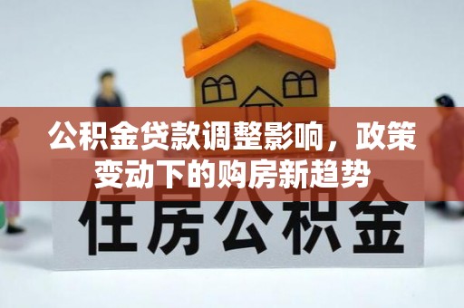 西夏公积金贷款调整影响，政策变动下的购房新趋势