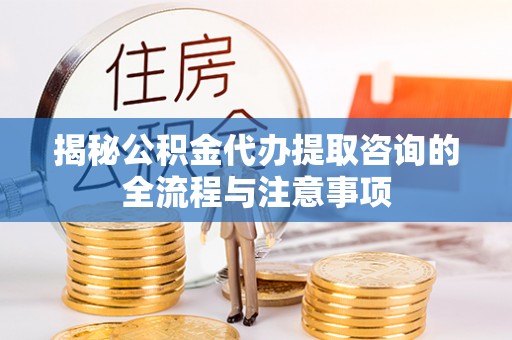 西夏揭秘公积金代办提取咨询的全流程与注意事项