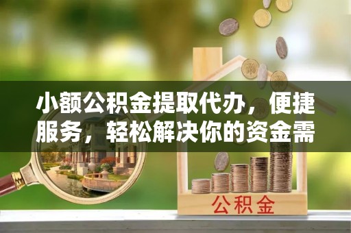 西夏小额公积金提取代办，便捷服务，轻松解决你的资金需求