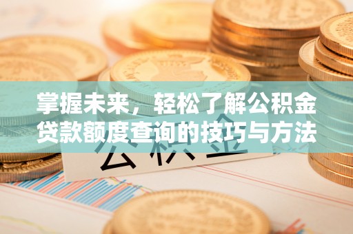 西夏掌握未来，轻松了解公积金贷款额度查询的技巧与方法