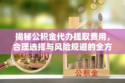 西夏揭秘公积金代办提取费用，合理选择与风险规避的全方位解析