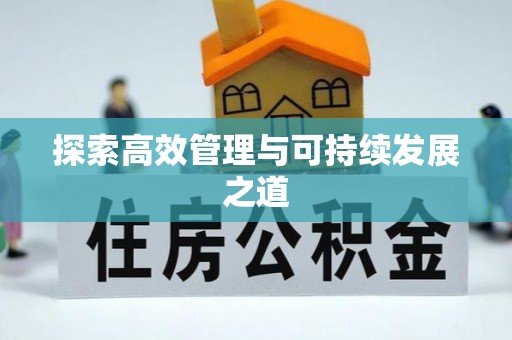 西夏探索高效管理与可持续发展之道