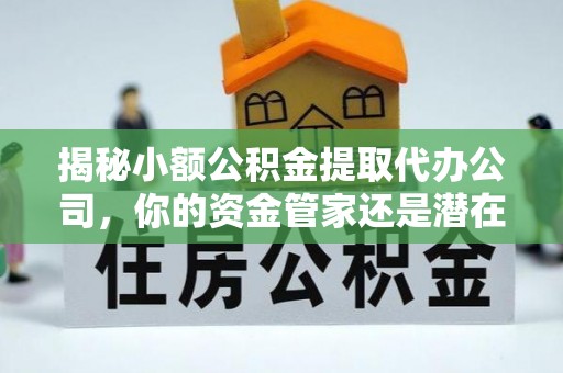 西夏揭秘小额公积金提取代办公司，你的资金管家还是潜在风险？