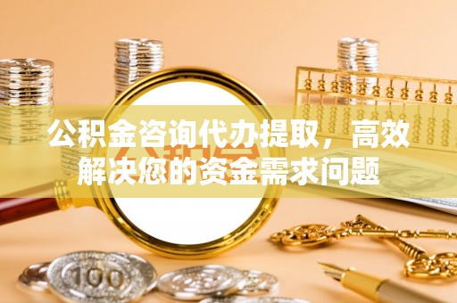 西夏公积金咨询代办提取，高效解决您的资金需求问题