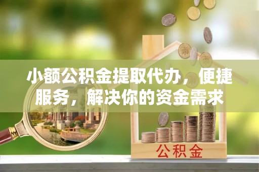 西夏小额公积金提取代办，便捷服务，解决你的资金需求