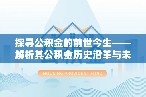 西夏探寻公积金的前世今生——解析其公积金历史沿革与未来方向