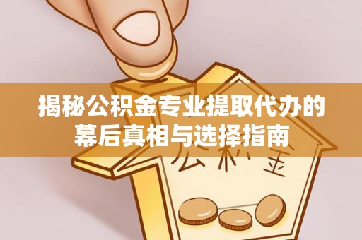 西夏揭秘公积金专业提取代办的幕后真相与选择指南